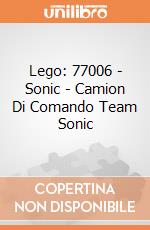 Lego: 77006 - Sonic - Camion Di Comando Team Sonic giochi
