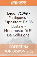 Lego: 71049 - Minifigures - Espositore Da 36 Bustine - Monoposto Di F1 Da Collezione giochi