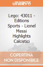 Lego: 43011 - Editions Sports - Lionel Messi Highlights Calcistici giochi