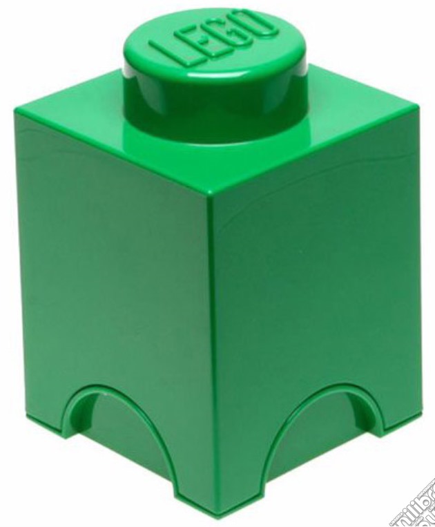 Contenitore LEGO Brick 1 Verde gioco di GAF