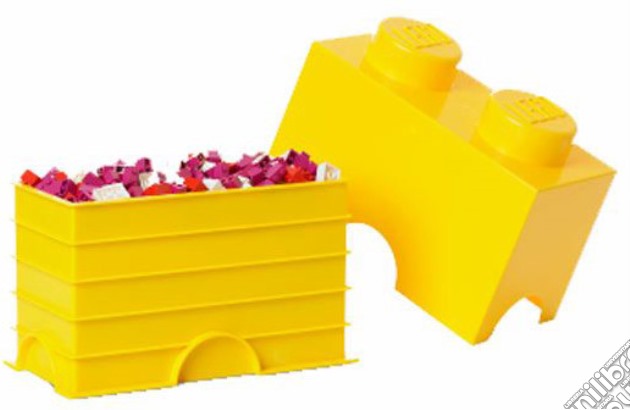 Contenitore LEGO Brick 2 Giallo gioco di GAF