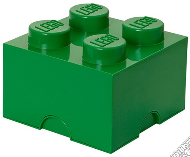 Contenitore LEGO Brick 4 Verde gioco di GAF