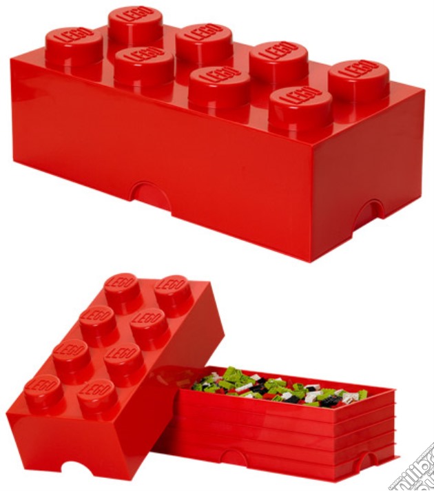 Scatola Grande Mattoncino Rosso LEGO gioco di GAF