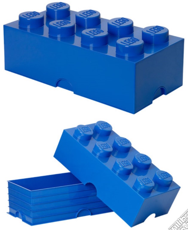 Scatola Grande Mattoncino Blu LEGO gioco di GAF