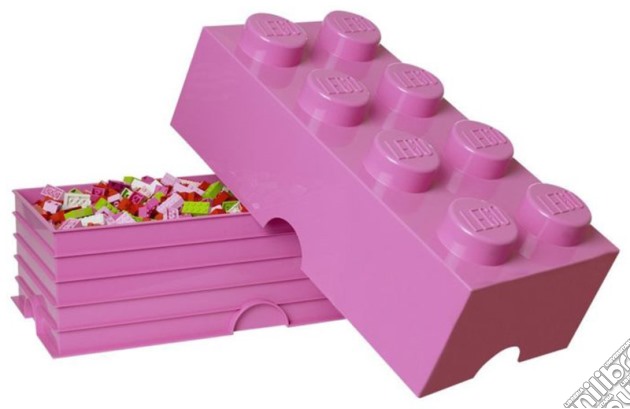 Contenitore LEGO Brick 8 Fucsia gioco di GAF