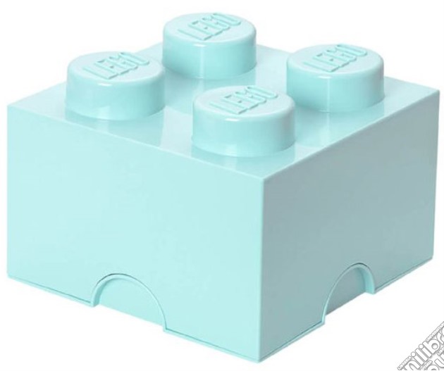 Contenitore LEGO Brick 4 Azzurro Acqua gioco di GAF