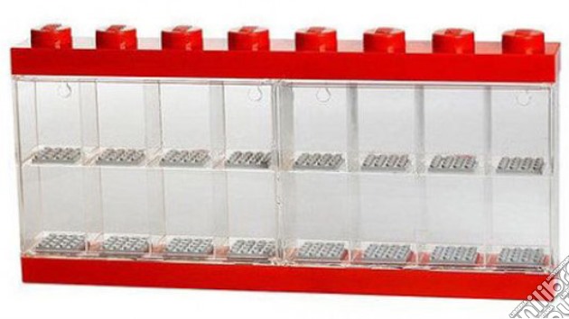 Espositore LEGO Minifig 16 Posti Rosso gioco di GAF