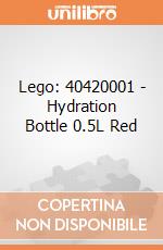 Lego: 40420001 - Hydration Bottle 0.5L Red giochi