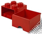 Contenitore LEGO Brick 4 Cassetto Rosso giochi