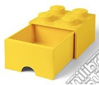 Contenitore LEGO Brick 4 Cassetto Giallo giochi