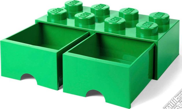 Contenitore LEGO Brick 8 Cassetto Verde gioco di GAF