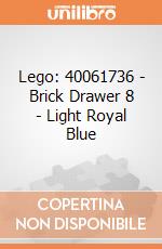 Lego: 40061736 - Brick Drawer 8 -  Light Royal Blue giochi