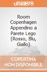 Room Copenhagen Appendino a Parete Lego (Rosso, Blu, Giallo) giochi