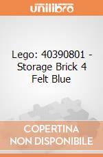 Lego: 40390801 - Storage Brick 4 Felt Blue giochi