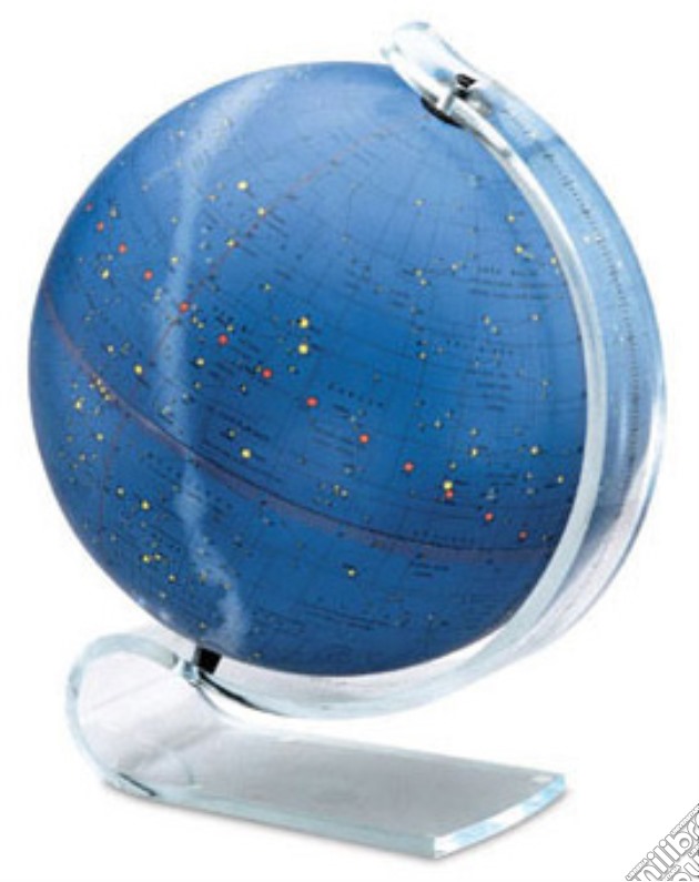 Mappamondo Celestial Stellare base in plexiglass 30 cm gioco di As3040