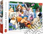 Trefl: Puzzle 1000 - Dogs In The Garden