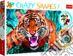 Trefl: Puzzle 600 Crazy Shapes - Facing A Tiger