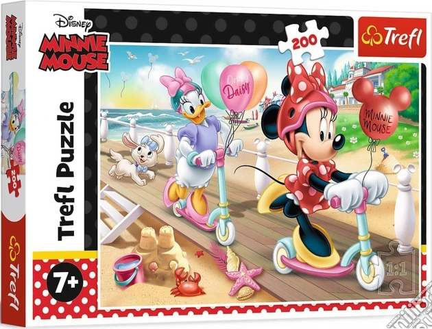 Puzzle Da 200 Pezzi - Minnie Sulla Spiaggia gioco