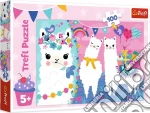 Trefl: Puzzle 100 - Happy Llamas giochi