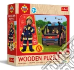 Fireman Sam: Trefl - Puzzle 24 Wooden Puzzle - Amazing Fireman