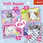 Trefl: Puzzle 4In1 - Fun Cats / Trefl