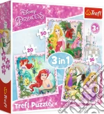 Disney: Trefl - Puzzle 3In1 - Princess - Rapunzel, Aurora And Ariel 