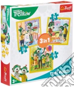 Smurfs (The): Trefl - Puzzle 3in1 - It's fun together