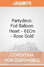 Partydeco: Foil Balloon Heart - 61Cm - Rose Gold giochi
