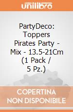 PartyDeco: Toppers Pirates Party - Mix - 13.5-21Cm (1 Pack / 5 Pz.) giochi