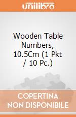 Wooden Table Numbers, 10.5Cm (1 Pkt / 10 Pc.) giochi