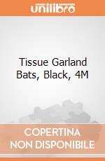Tissue Garland Bats, Black, 4M giochi