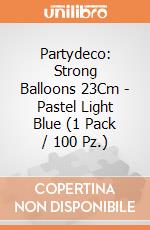 Partydeco: Strong Balloons 23Cm - Pastel Light Blue (1 Pack / 100 Pz.) giochi