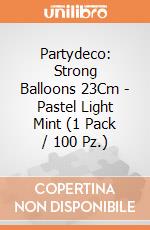 Partydeco: Strong Balloons 23Cm - Pastel Light Mint (1 Pack / 100 Pz.) giochi