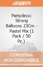 Partydeco: Strong Balloons 23Cm - Pastel Mix (1 Pack / 50 Pz.) giochi