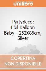 Partydeco: Foil Balloon Baby - 262X86cm, Silver giochi