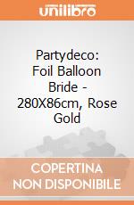 Partydeco: Foil Balloon Bride - 280X86cm, Rose Gold giochi