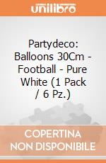 Partydeco: Balloons 30Cm - Football - Pure White (1 Pack / 6 Pz.) giochi