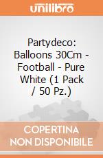Partydeco: Balloons 30Cm - Football - Pure White (1 Pack / 50 Pz.) giochi