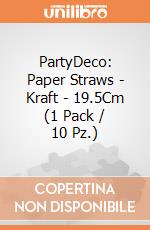 PartyDeco: Paper Straws - Kraft - 19.5Cm (1 Pack / 10 Pz.) giochi