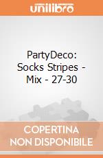 PartyDeco: Socks Stripes - Mix - 27-30 giochi