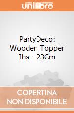 PartyDeco: Wooden Topper Ihs - 23Cm giochi