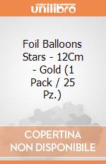 Foil Balloons Stars - 12Cm - Gold (1 Pack / 25 Pz.) giochi