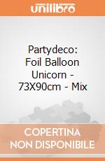 Partydeco: Foil Balloon Unicorn - 73X90cm - Mix giochi
