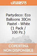 Partydeco: Eco Balloons 30Cm Pastel - White (1 Pack / 100 Pz.) giochi