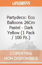 Partydeco: Eco Balloons 26Cm Pastel - Dark Yellow (1 Pack / 100 Pz.) giochi
