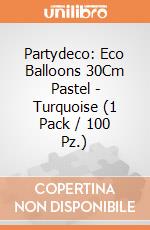 Partydeco: Eco Balloons 30Cm Pastel - Turquoise (1 Pack / 100 Pz.) giochi