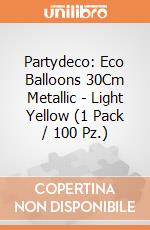 Partydeco: Eco Balloons 30Cm Metallic - Light Yellow (1 Pack / 100 Pz.) giochi