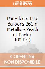 Partydeco: Eco Balloons 26Cm Metallic - Peach (1 Pack / 100 Pz.) giochi