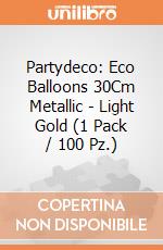Partydeco: Eco Balloons 30Cm Metallic - Light Gold (1 Pack / 100 Pz.) giochi