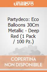 Partydeco: Eco Balloons 30Cm Metallic - Deep Red (1 Pack / 100 Pz.) giochi